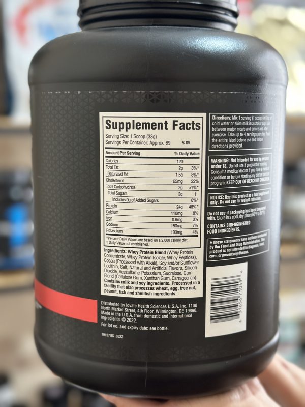 پروتئین وی نیتروتک گلد 2.27 کیلوگرم – Nitrotech Whey Gold - Image 2